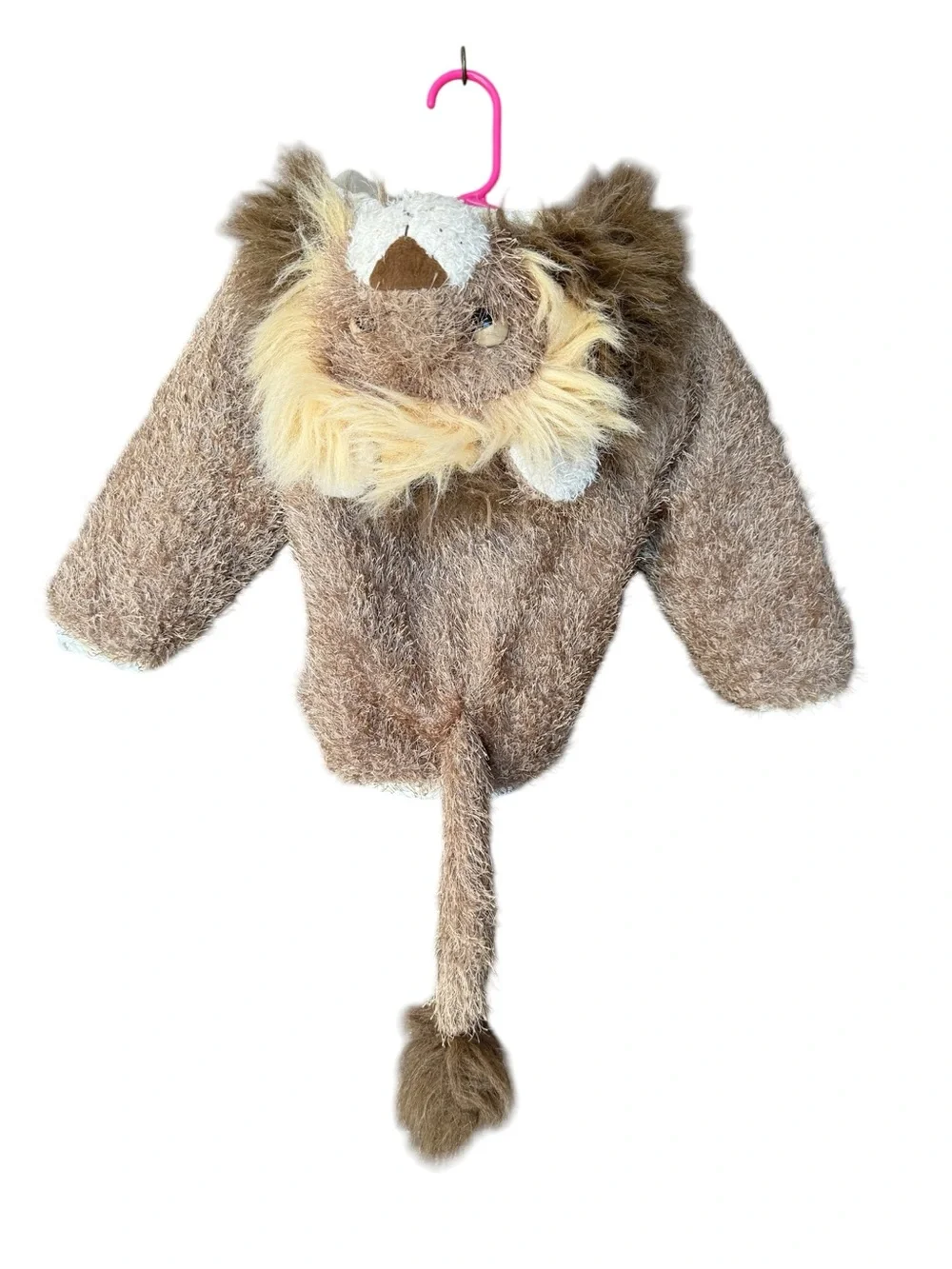 Celebration Plush Lion Hoodie for Kids - Soft Furry Costume Jacket Size Small - Picture 2 of 6